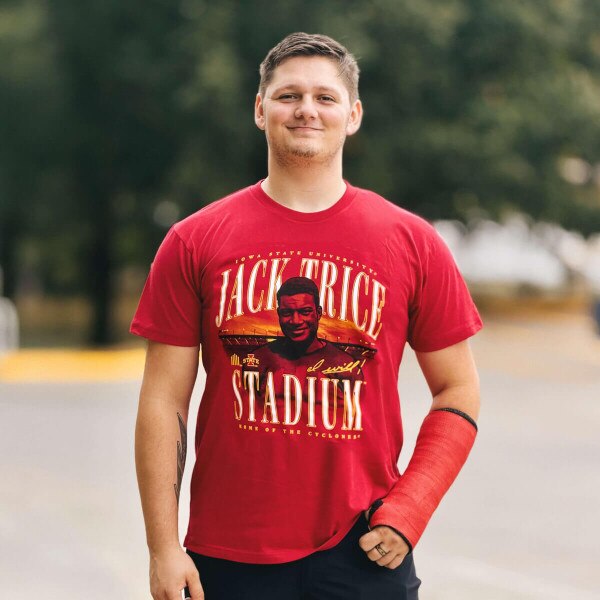 Homefield I-State Jack Trice Stadium Cardinal T-Shirt (was $38.00)